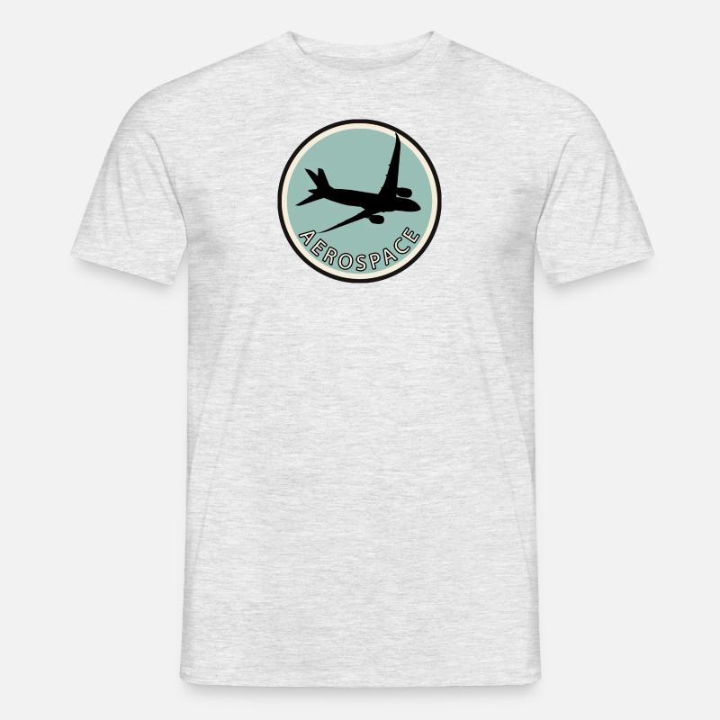 Luftfahrt Flieger Luftfahrt - Männer T-Shirt - Grau meliert