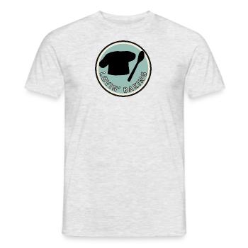 Produits de boulangerie Boulangerie Produits de boulangerie - T-shirt homme - gris chiné - Devant - AI Model Male 178 dark (178cm)