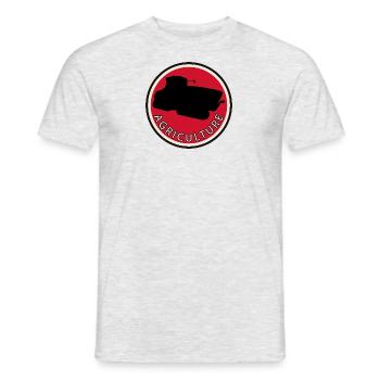 Ferme paysanne - T-shirt homme - gris chiné - Devant - AI Model Male 178 dark (178cm)