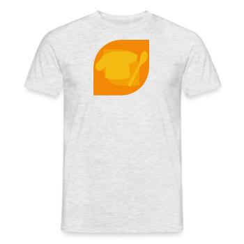 Backen Bäckerei Bäcker - Männer T-Shirt - Grau meliert - Vorne - AI Model Male 178 dark (178cm)