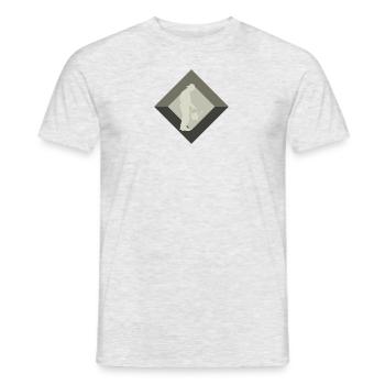 Jardin de jardinage - T-shirt homme - gris chiné - Devant - AI Model Male 178 dark (178cm)