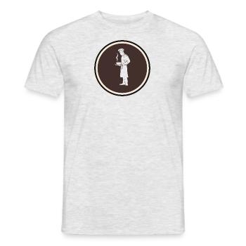 Chef Chef étoilé Art culinaire - T-shirt homme - gris chiné - Devant - AI Model Male 178 dark (178cm)