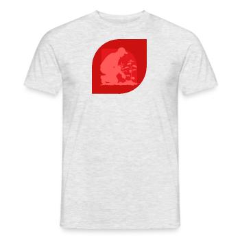 Jardinage Jardinage Jardinage - T-shirt homme - gris chiné - Devant - AI Model Male 178 dark (178cm)