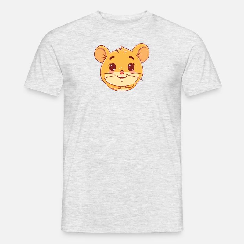 Mäuse Maus - Männer T-Shirt - Grau meliert