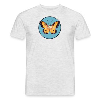 Butterfly Spring Butterfly - Men's T-Shirt - heather grey - Front - AI Model Male 178 dark (178cm)