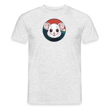 Mice Mouse Rat - Men's T-Shirt - heather grey - Front - AI Model Male 178 dark (178cm)