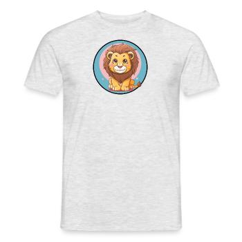 Loewe Chat sauvage - T-shirt homme - gris chiné - Devant - AI Model Male 178 dark (178cm)