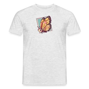 Butterfly Animal Lover - Men's T-Shirt - heather grey - Front - AI Model Male 178 dark (178cm)