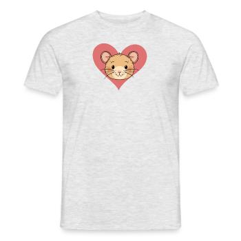 Mice Mice - Men's T-Shirt - heather grey - Front - AI Model Male 178 dark (178cm)