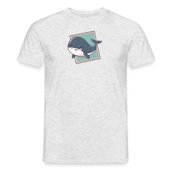 Marine life underwater - Men's T-Shirt - heather grey - Front - AI Model Male 178 dark (178cm)