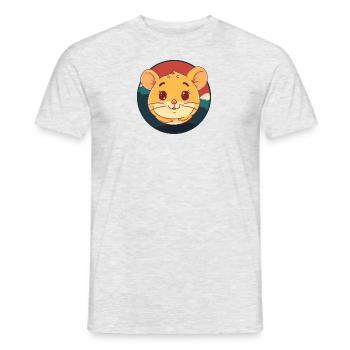 Mouse Mouse - Men's T-Shirt - heather grey - Front - AI Model Male 178 dark (178cm)