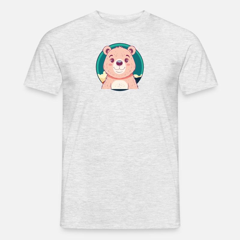 Baer Baeren - Männer T-Shirt - Grau meliert