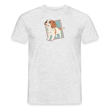 Hund Hundeliebhaber Rottweiler - Männer T-Shirt - Grau meliert - Vorne - AI Model Male 178 dark (178cm)