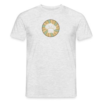 Chef étoilé Chef Cuisine - T-shirt homme - gris chiné - Devant - AI Model Male 178 dark (178cm)