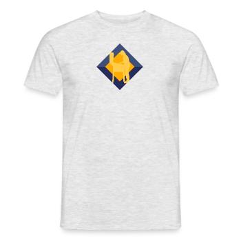 Pinball Gambler Gaming - Men's T-Shirt - heather grey - Front - AI Model Male 178 dark (178cm)