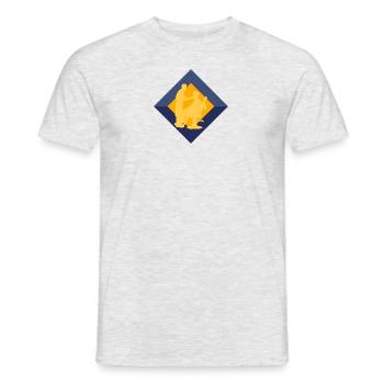 Frog Amphibian - Men's T-Shirt - heather grey - Front - AI Model Male 178 dark (178cm)