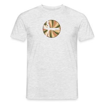 Hôtesse de l’air Compagnie aérienne - T-shirt homme - gris chiné - Devant - AI Model Male 178 dark (178cm)