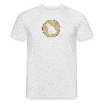 Frog Amphibian - Men's T-Shirt - heather grey - Front - AI Model Male 178 dark (178cm)