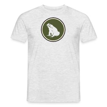 Frog Amphibian - Men's T-Shirt - heather grey - Front - AI Model Male 178 dark (178cm)