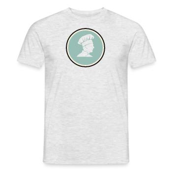 Chef Chef étoilé Chef amateur - T-shirt homme - gris chiné - Devant - AI Model Male 178 dark (178cm)