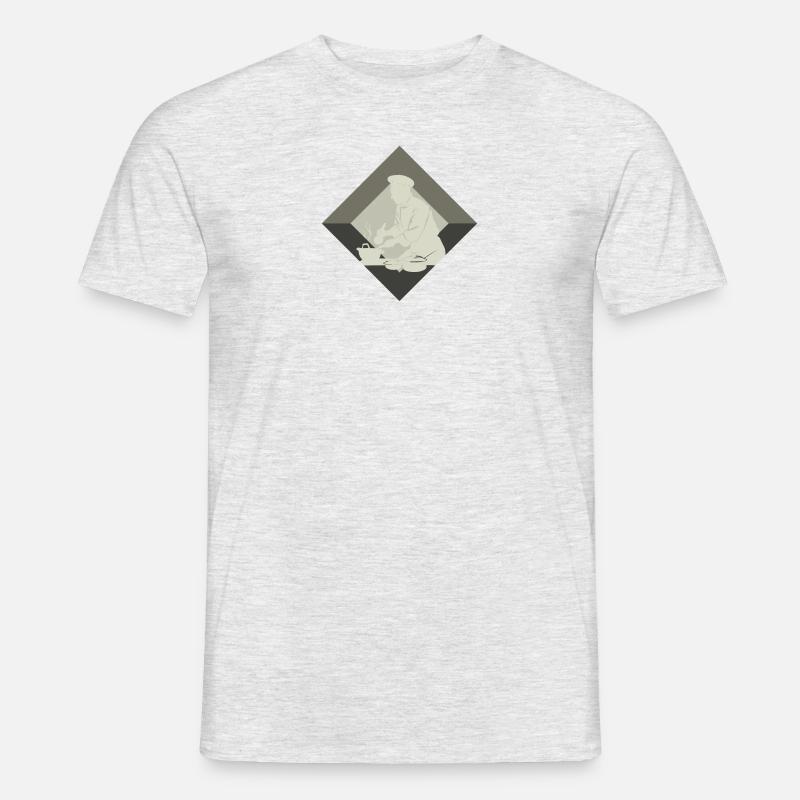 Chef Star Chef Hobby Chef - Men's T-Shirt - heather grey