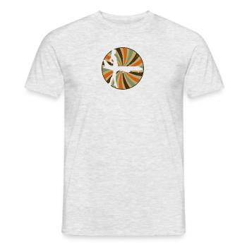 Flight Attendant Flight Attendant Stewardess - Men's T-Shirt - heather grey - Front - AI Model Male 178 dark (178cm)