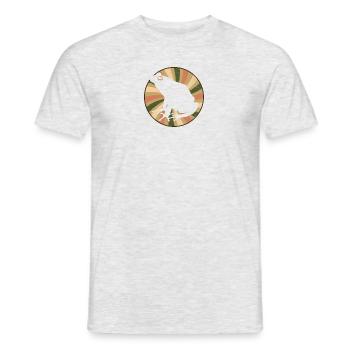 Frog Amphibian Pond - Men's T-Shirt - heather grey - Front - AI Model Male 178 dark (178cm)