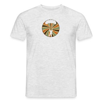 Fallschirmspringen Gleitschirmfliegen - Männer T-Shirt - Grau meliert - Vorne - AI Model Male 178 dark (178cm)