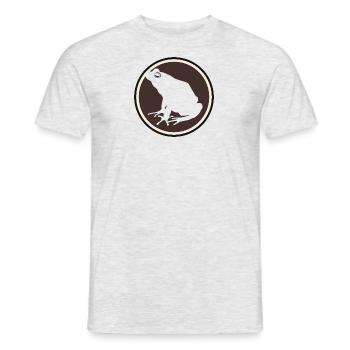 Frog croak - Men's T-Shirt - heather grey - Front - AI Model Male 178 dark (178cm)