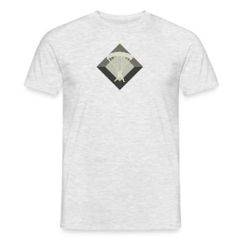 Skydiving Air - Men's T-Shirt - heather grey - Front - AI Model Male 178 dark (178cm)