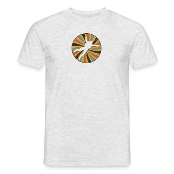 Skydiving Parachuting - Männer T-Shirt - Grau meliert - Vorne - AI Model Male 178 dark (178cm)