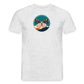 Butterfly Animals Animal Lover - Men's T-Shirt - heather grey - Front - AI Model Male 178 dark (178cm)