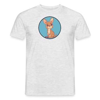 Kaenguru Sydney - T-shirt homme - gris chiné - Devant - AI Model Male 178 dark (178cm)