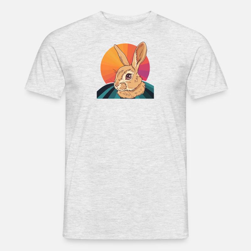 Bunny Easter Bunny - Men's T-shirt - heather grey
