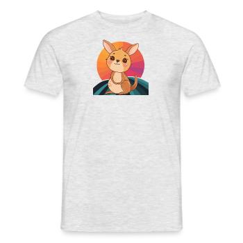 Kaenguru Sydney - T-shirt homme - gris chiné - Devant - AI Model Male 178 dark (178cm)