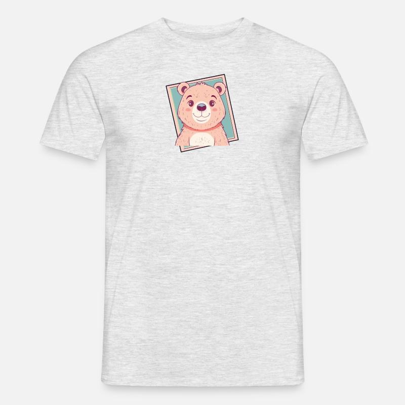 Baer Eisbär - Männer T-Shirt - Grau meliert