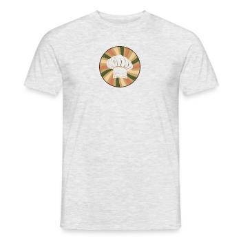 Chef Chef étoilé Cuisinier - T-shirt homme - gris chiné - Devant - AI Model Male 178 dark (178cm)