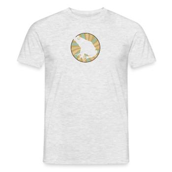Frosch Amphibie Molch - Männer T-Shirt - Grau meliert - Vorne - AI Model Male 178 dark (178cm)