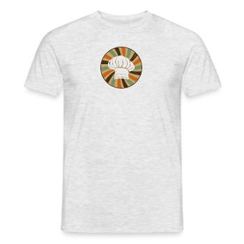 Chef, chef étoilé - T-shirt homme - gris chiné - Devant - AI Model Male 178 dark (178cm)