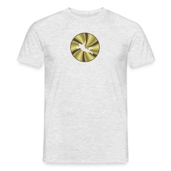 Skydiving Freefall Parachuting - Men's T-Shirt - heather grey - Front - AI Model Male 178 dark (178cm)