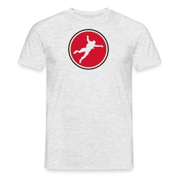 Skydiving Air Flying - Men's T-Shirt - heather grey - Front - AI Model Male 178 dark (178cm)