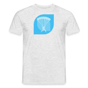 Skydiving Aviation Adrenaline - Men's T-Shirt - heather grey - Front - AI Model Male 178 dark (178cm)
