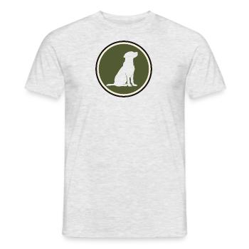 Dog Training Dog Sports Dog Trainer - Men's T-Shirt - heather grey - Front - AI Model Male 178 dark (178cm)