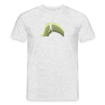 Cardio Aerobic Aerobics - Männer T-Shirt - Grau meliert - Vorne - AI Model Male 178 dark (178cm)