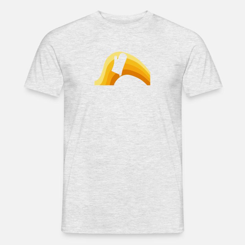 Backen Backwaren - Männer T-Shirt - Grau meliert