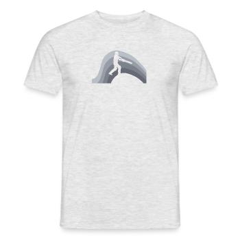 Lanceur Cricket Cricket - T-shirt homme - gris chiné - Devant - AI Model Male 178 dark (178cm)