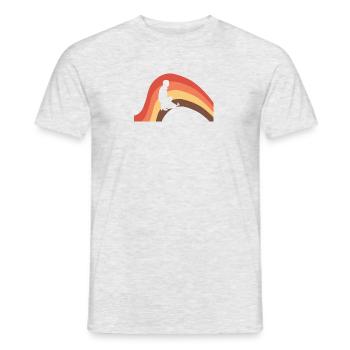 Hundetrainer Hundetraining - Männer T-Shirt - Grau meliert - Vorne - AI Model Male 178 dark (178cm)