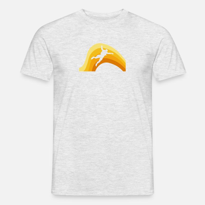 Skydiving Skydive - Männer T-Shirt - Grau meliert