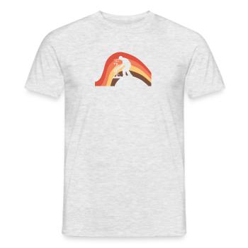 Gardening Flower Horticulture - Men's T-Shirt - heather grey - Front - AI Model Male 178 dark (178cm)
