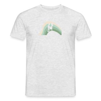 Flipper Joueur de flipper - T-shirt homme - gris chiné - Devant - AI Model Male 178 dark (178cm)